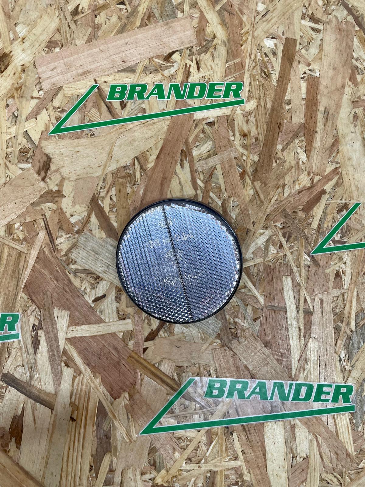 HELLA Rückstrahler 85mm weiß, rund - M5 geschraubt