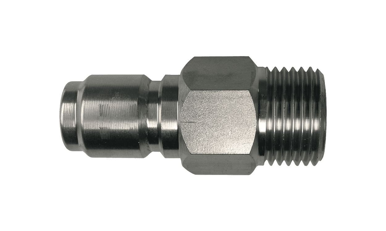 BL24089 Edelstahl Kupplungsstecker mit Außengewinde - 1/2"