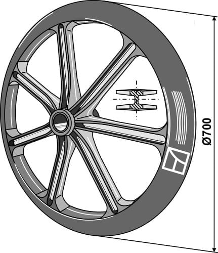BL2977 Packerscheibe Ø700mm