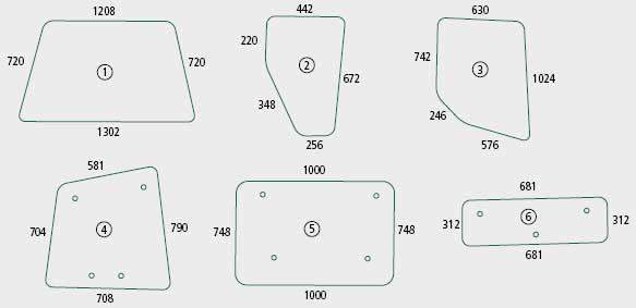 BL26922 Heckscheibe unten