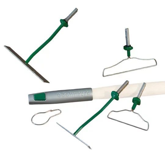 Kit de désherbage Connecta avec 2 lames, 2 binettes métalliques et une pince – Kit professionnel de désherbage