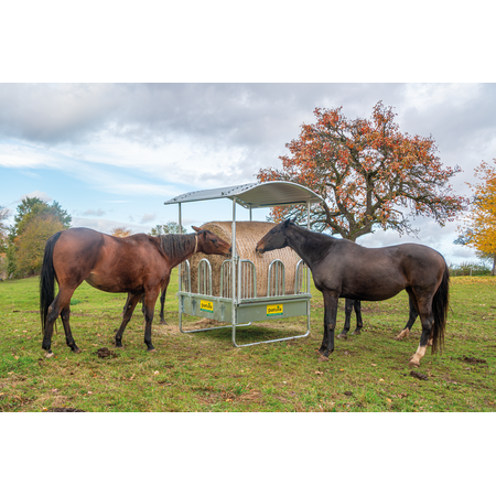 Patura Viereckraufe - mit Sicherheits-Palisadenfressgittern