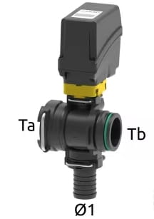 ARAG Proportional-Regelventil Serie 873T Serie 863T, elektrisch, mit Gabelanschluss T6