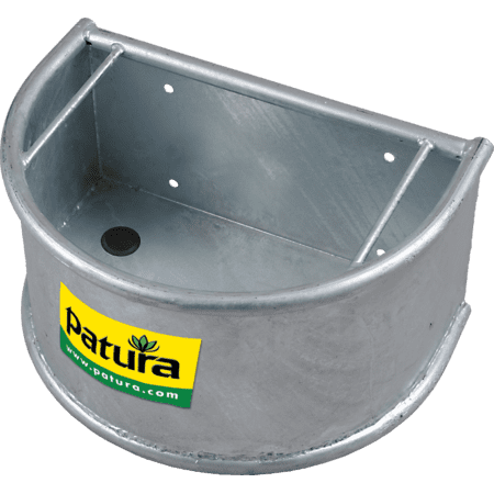 BLP332110 Patura Halbrundtrog Feuerverzinkt - 25L