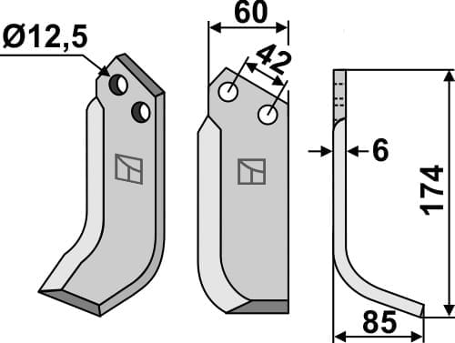 BL5732 Fräsmesser PAS-05R