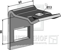 BL28569 Halter für Zinken 65 x 10