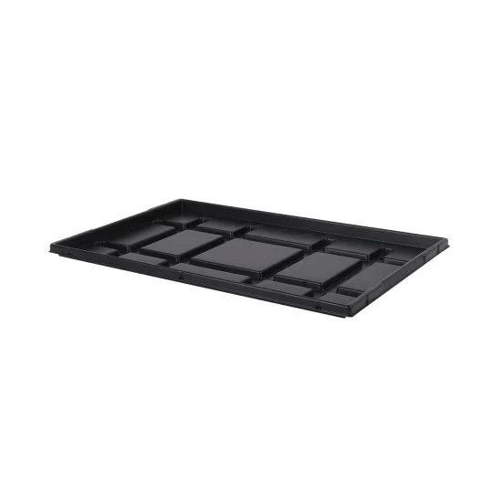 QuickPot Untersetzer für 96 & 150 Zellen Blumen-Saatschalen – Bewässerungsuntersetzer 335x515 mm mit geschlossenem Boden