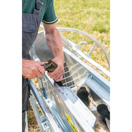 Patura Wendebox für Schafe - mit Fahrwerk