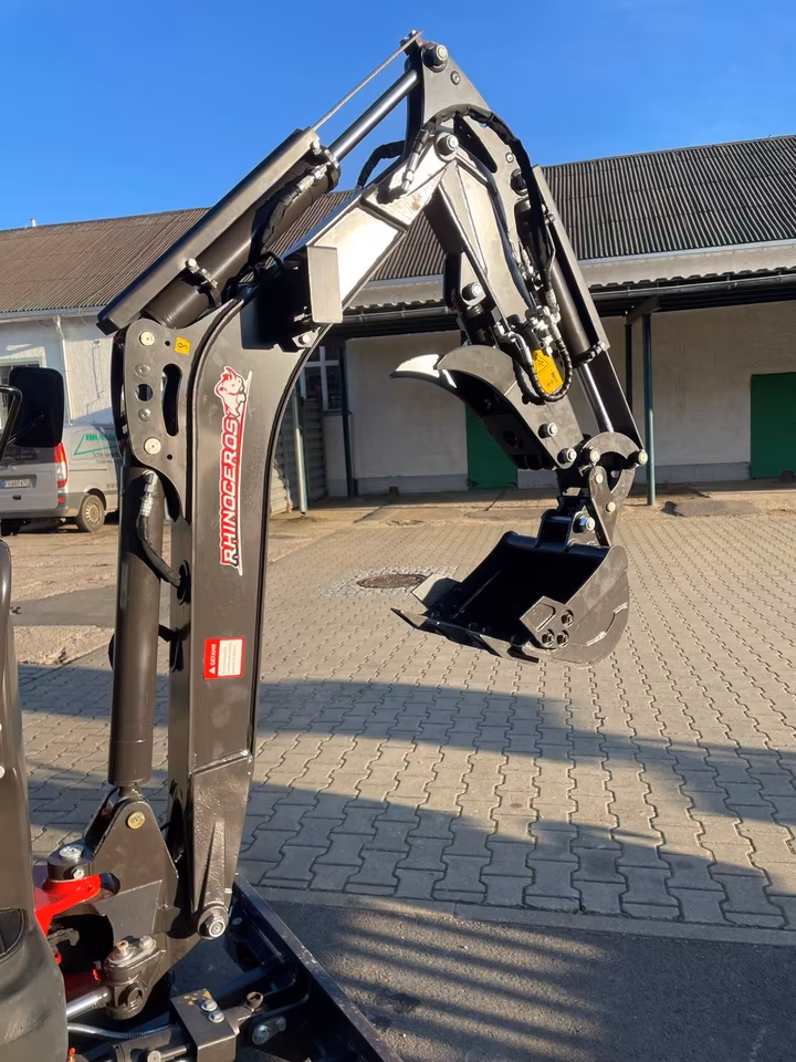 Rhinoceros XN13 Minibagger – Kubota Motor, Schnellwechsler & Baggerdaumen