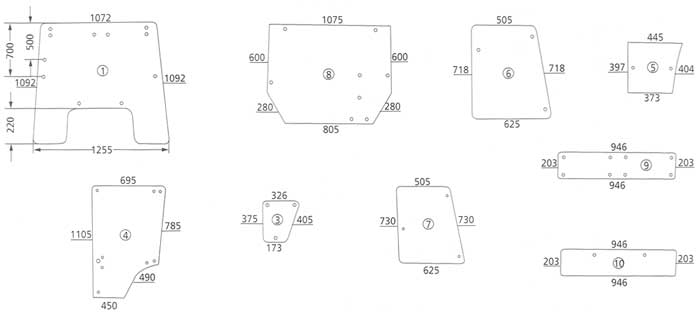 BL16592 Heckscheibe unten