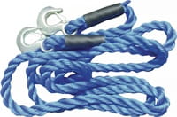 Auto-Abschleppseil 4000 kg Polypropylen Schwerlasthaken/Haken Länge 400 cm Ø 20 mm