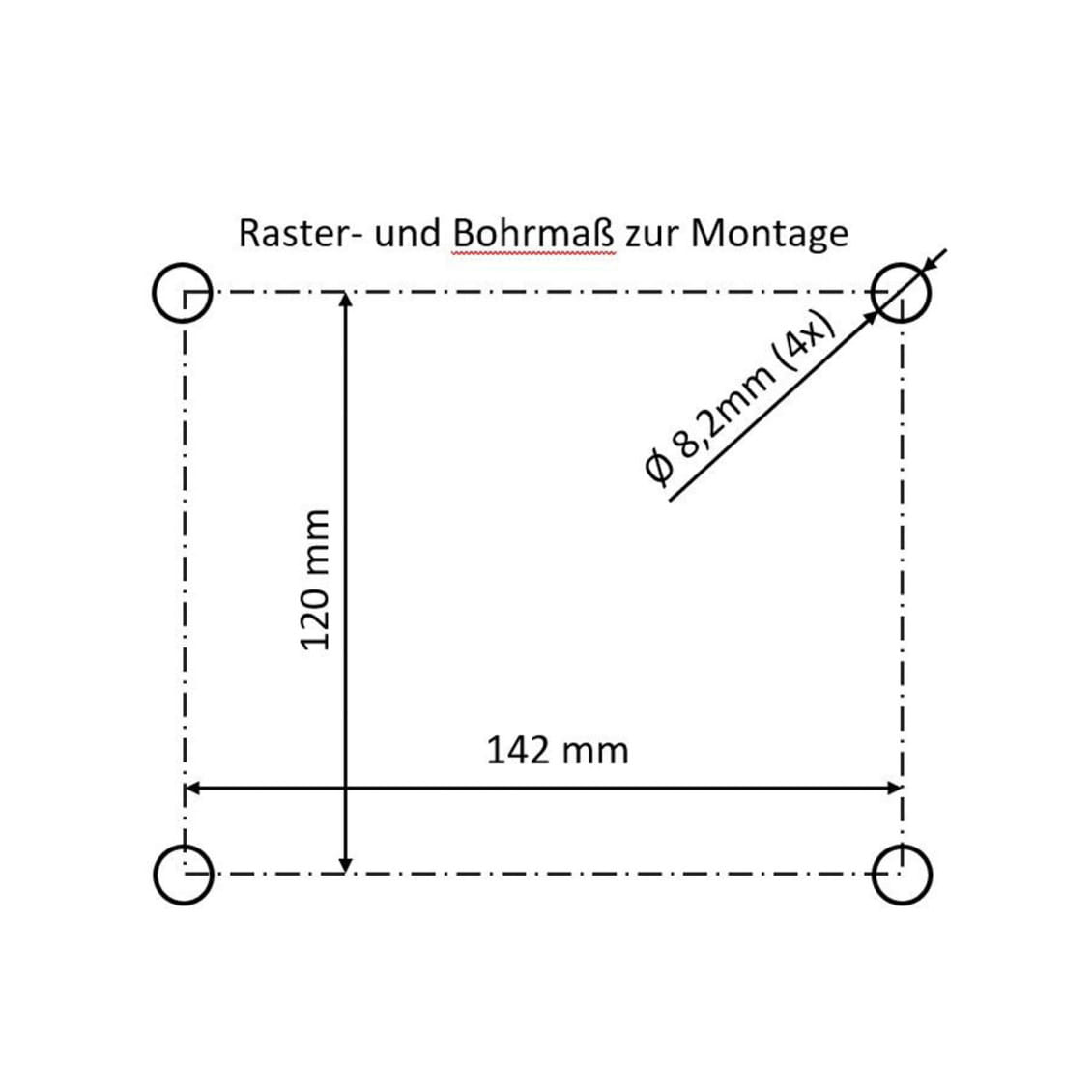 Motorsägehalter »Fliegl« für Schneide von L=max. 50cm(19")/ B=11cm(4,3")