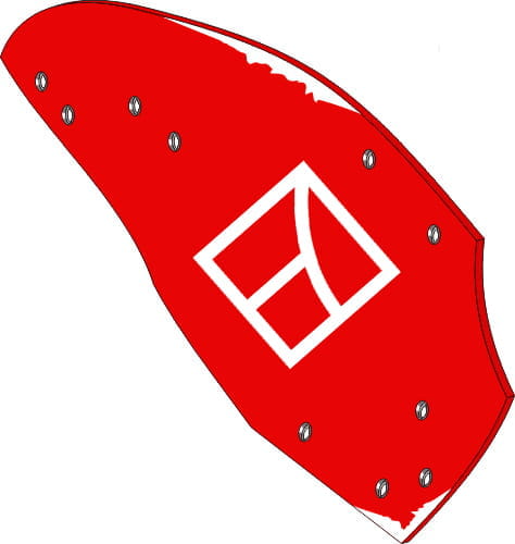 BL30808 Streichblech-Hinterteil - 12“ - 16“ R - passend zu Kverneland KK063261