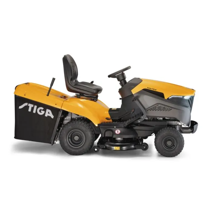 STIGA Rasentraktor Estate 7102 W – 102 cm – 20,8 PS – Hydrostat – Mulchkit, Anhängerkupplung & Ladegerät