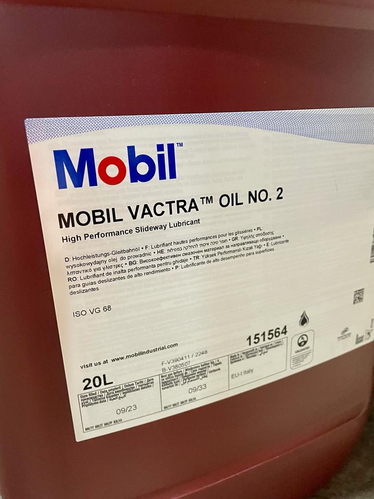 S002428 Bettbahnöl MOBIL M-Vactra NO.2 - 20l