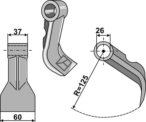 BL27843 Hammerschlegel - passend zu Bomford / Mc Connel / Twose - 7390276