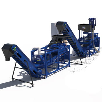 Complete seed cleaning and sorting system · Professional line for oilseeds and protein seeds