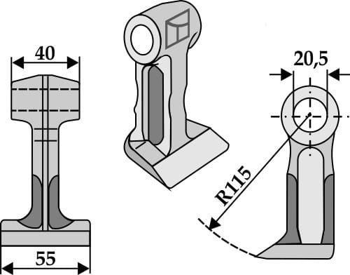 BL4065 Hammerschlegel - passend zu Berti MT/3507