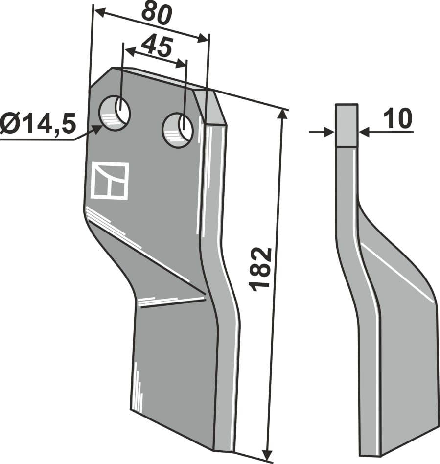 BL27753 Rotorzinken L - passend zu Maschio / Gaspardo