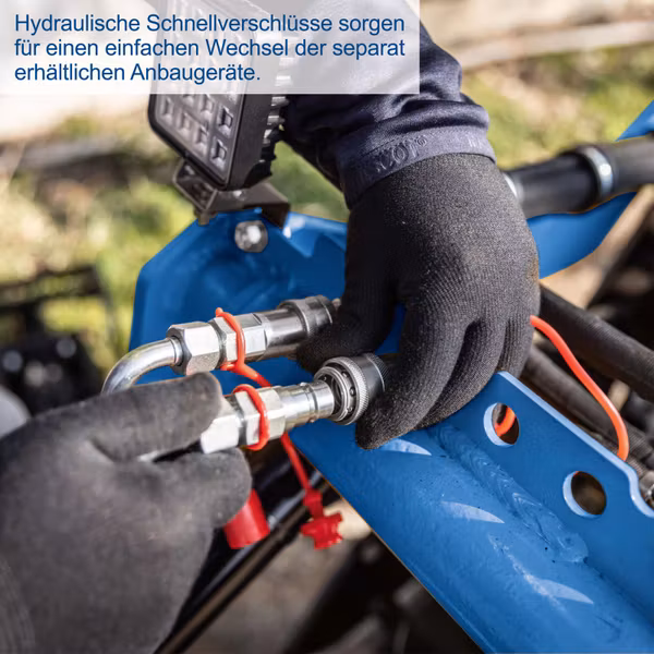 Scheppach MKL730 Raupen-Kompaktlader – 8,5 PS Benzinmotor, 200 kg Ladekapazität, E-Start, 740 mm Spurbreite, 80L-Ladeschaufel