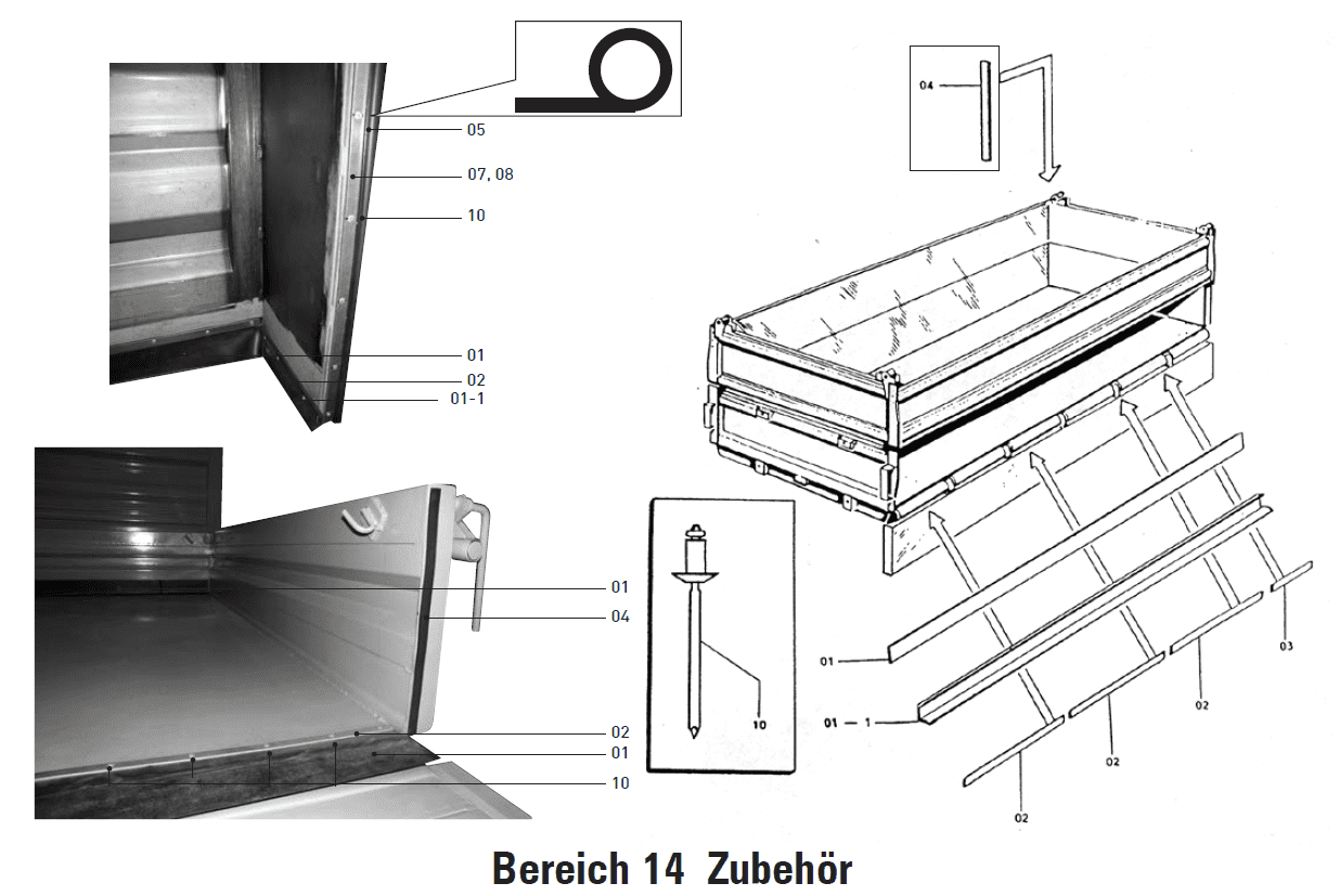 BL12163 HW80 / HW60 Blechstreifen 1,5m - Nr.2