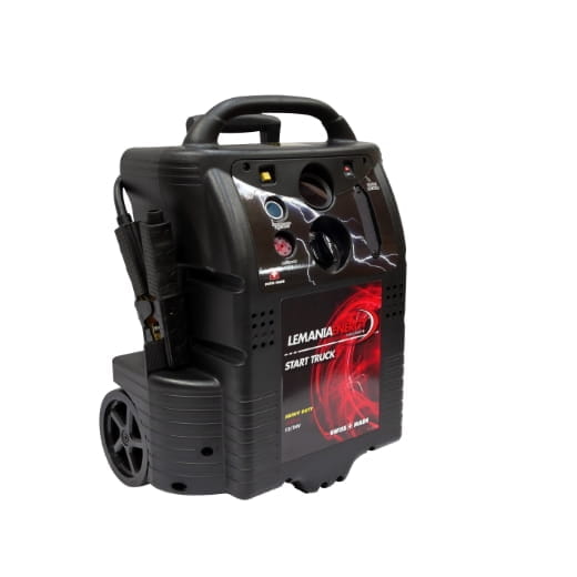 Power station / jump starter 12/24V - START TRUCK TROLLEY 6400/3200 Ampere mobile