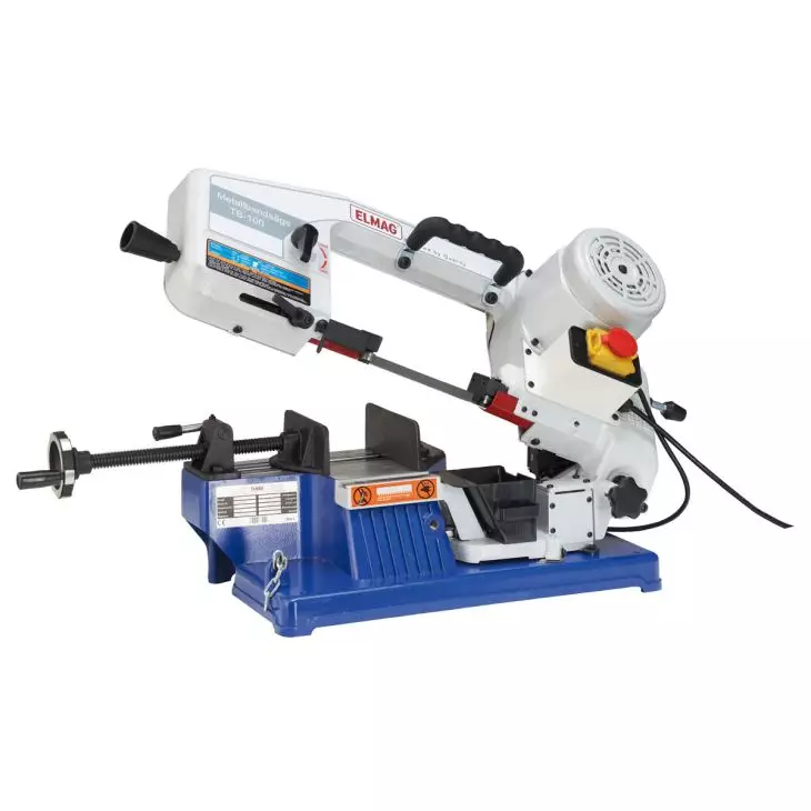Elmag Metall Bandsägemaschine TB 100 – 370 W Leistung, Schnittbereich bis 150x100