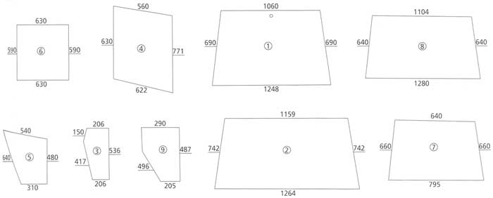 BL16244 Teilscheibe rechts und links