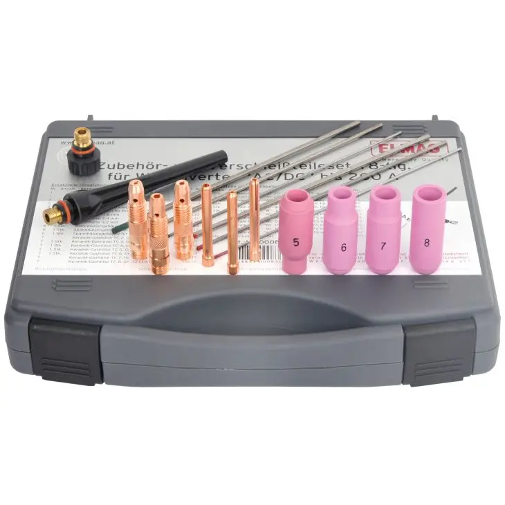 ELMAG WIG-Verschleißteile-Set 18-teilig im Koffer, SR 18/26, AC/DC