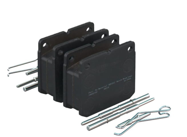 Bremsbelagsatz hinten 60mm - passend zu JCB Fastrac 1000, 100, 2000, 3000, 7000 / Teleskoplader 527-58