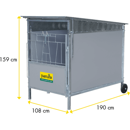 Patura mobile calf box - MAXI
