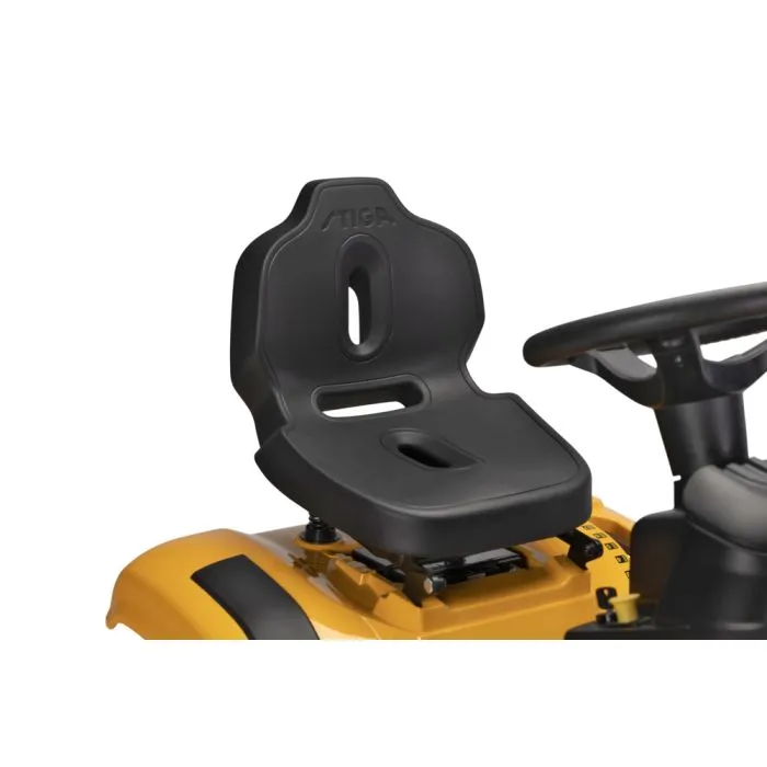 Stiga Rasentraktor Tornado 398 – 98 cm Schnittbreite, Hydrostat, Seitenauswurf & Mulchfunktion