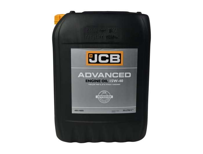 JCB Advanced Motoröl 15W-40 | Low SAPS Hochleistungs-Motoröl für Dieselmotoren