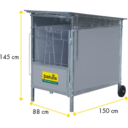 Patura mobile calf box - MINI