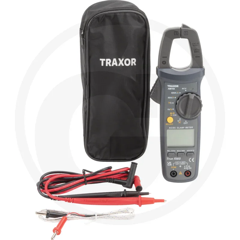 TRAXOR Strommesszange - CAT II 600V, CAT III 300V