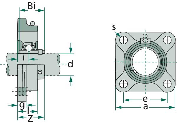 BL6762 Spannlager UCF 212