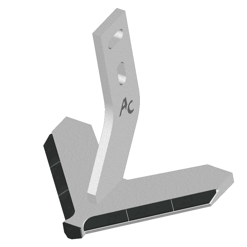 BL40169 Hackschar Type Carré - Breite 200mm