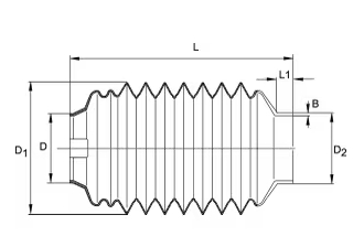 Walterscheid Schutztrichter 276x160 -> 65mm