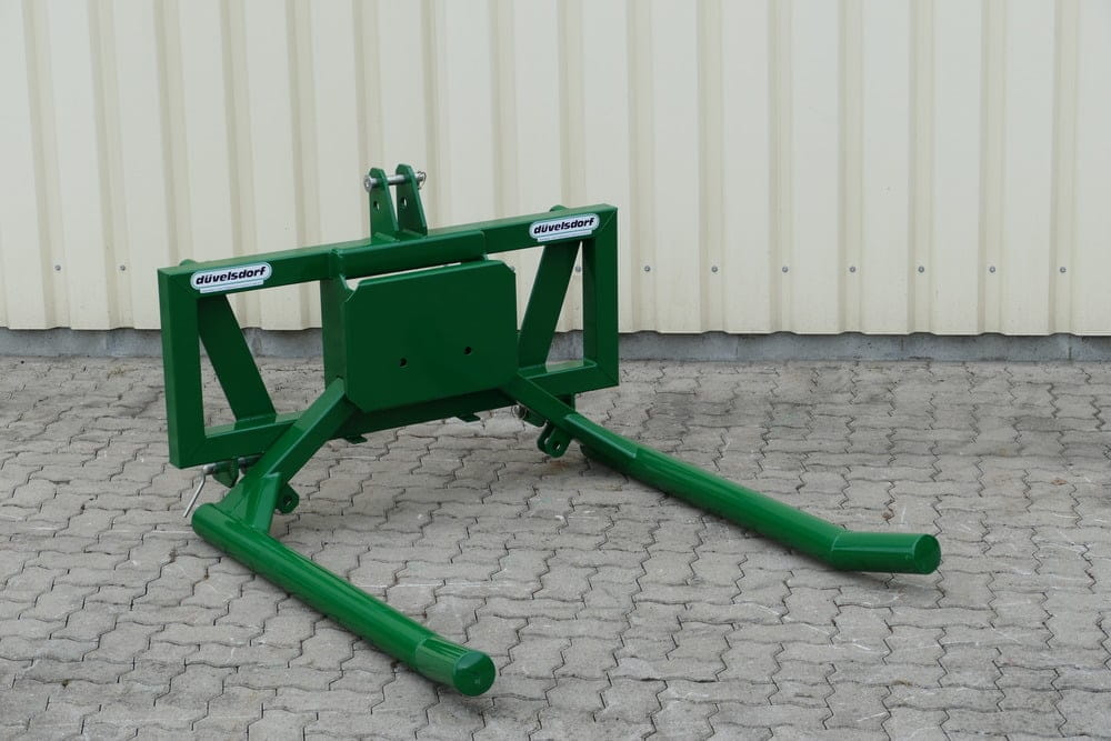 Düvelsdorf Rundballengabel mechanisch - Euroaufnahme / KAT 2