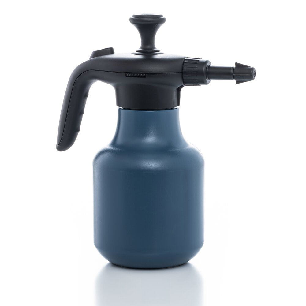 Sprühflasche, Garten, Handdruck, Kunststoff, Blau
