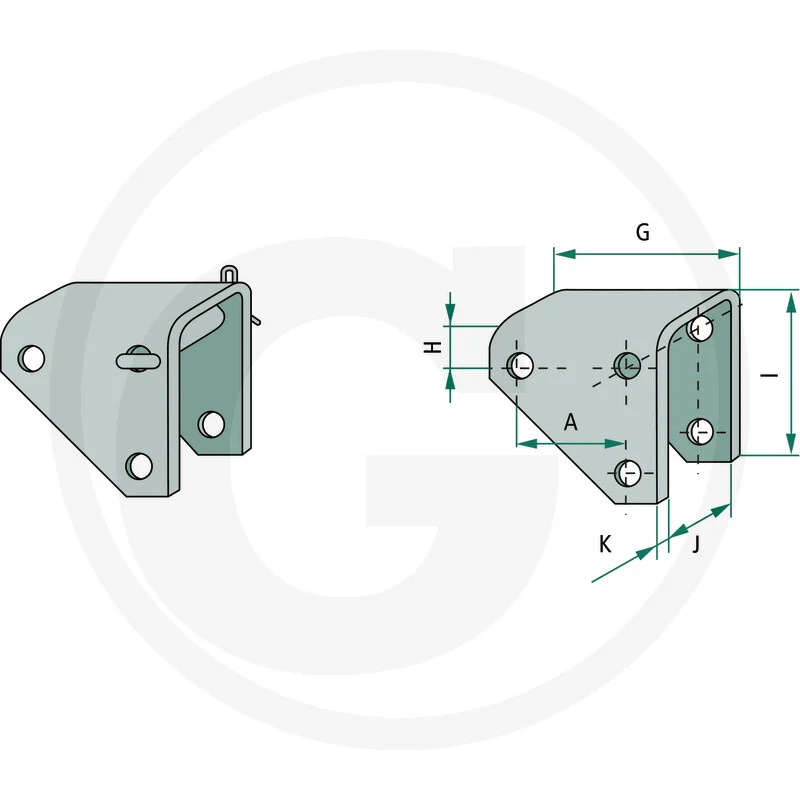 Hydraulisches Handpumpen Kit 1000 – Handpumpe mit Stützzylinder