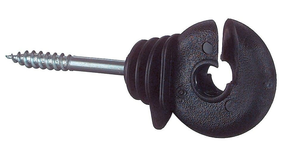 10017 25x Ringisolatoren - schwarz