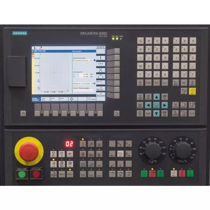 Elmag Universal Milling Machine Vario UFM 250 L – 50 mm drilling capacity, frequency converter copy