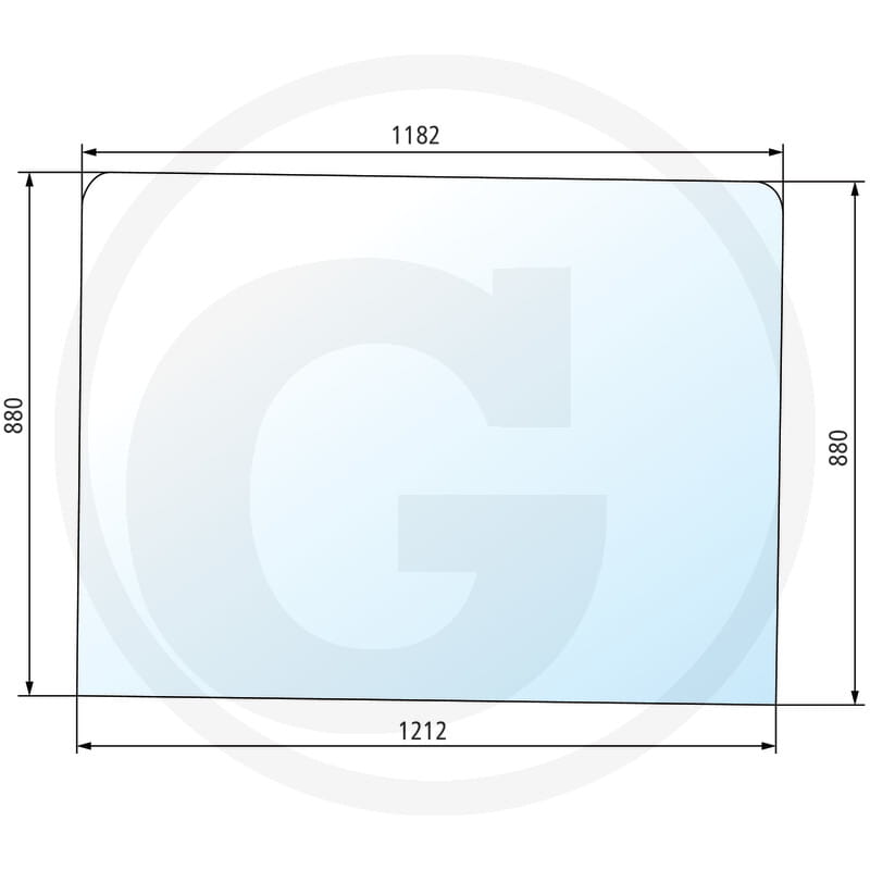 Frontscheibe - passend zu Renault Serie R