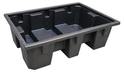 EMP  Auffangwanne für 2 Fässer -  240 L - unterfahrbar