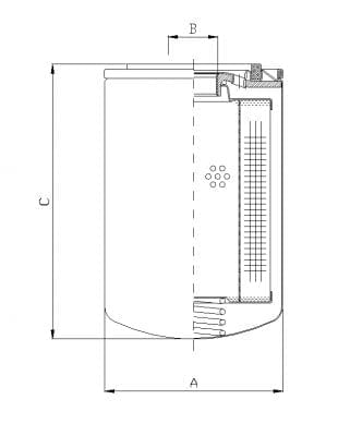 BLA120C10 Filtrec A120C10 Wechselfilter SpinOn