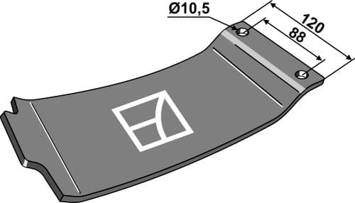 98.VIC-701 Gleitkufe - passend zu Vicon VN90066591