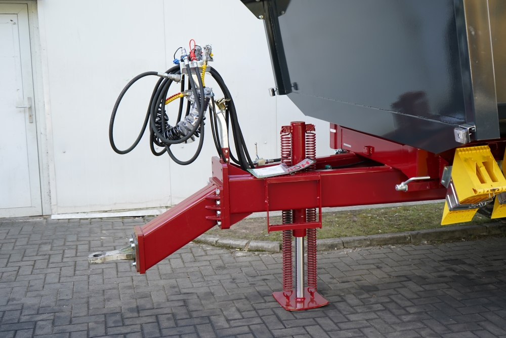 plattformunterlage, unterlage, hydraulik, containeranhänger, fahrgestell