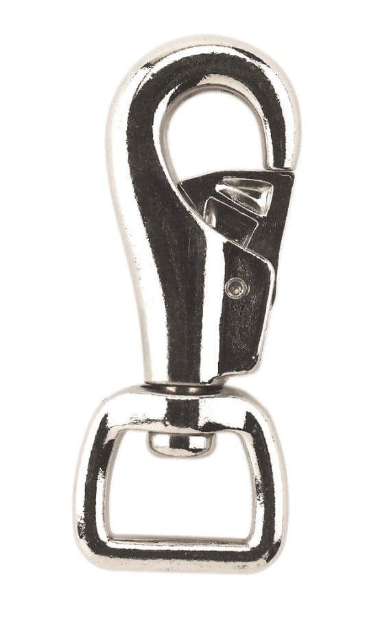 Kerbl carabiner hook - square / round swivel