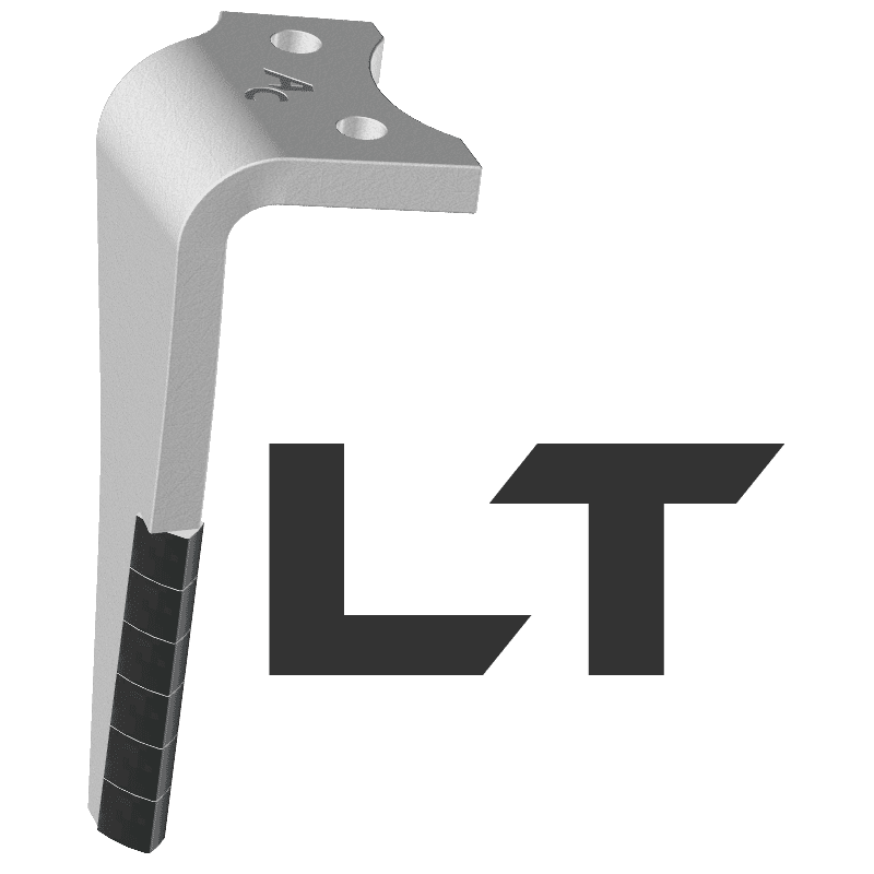 Rotary harrow tines LT suitable for KG30 RABEWERK 84045002 L